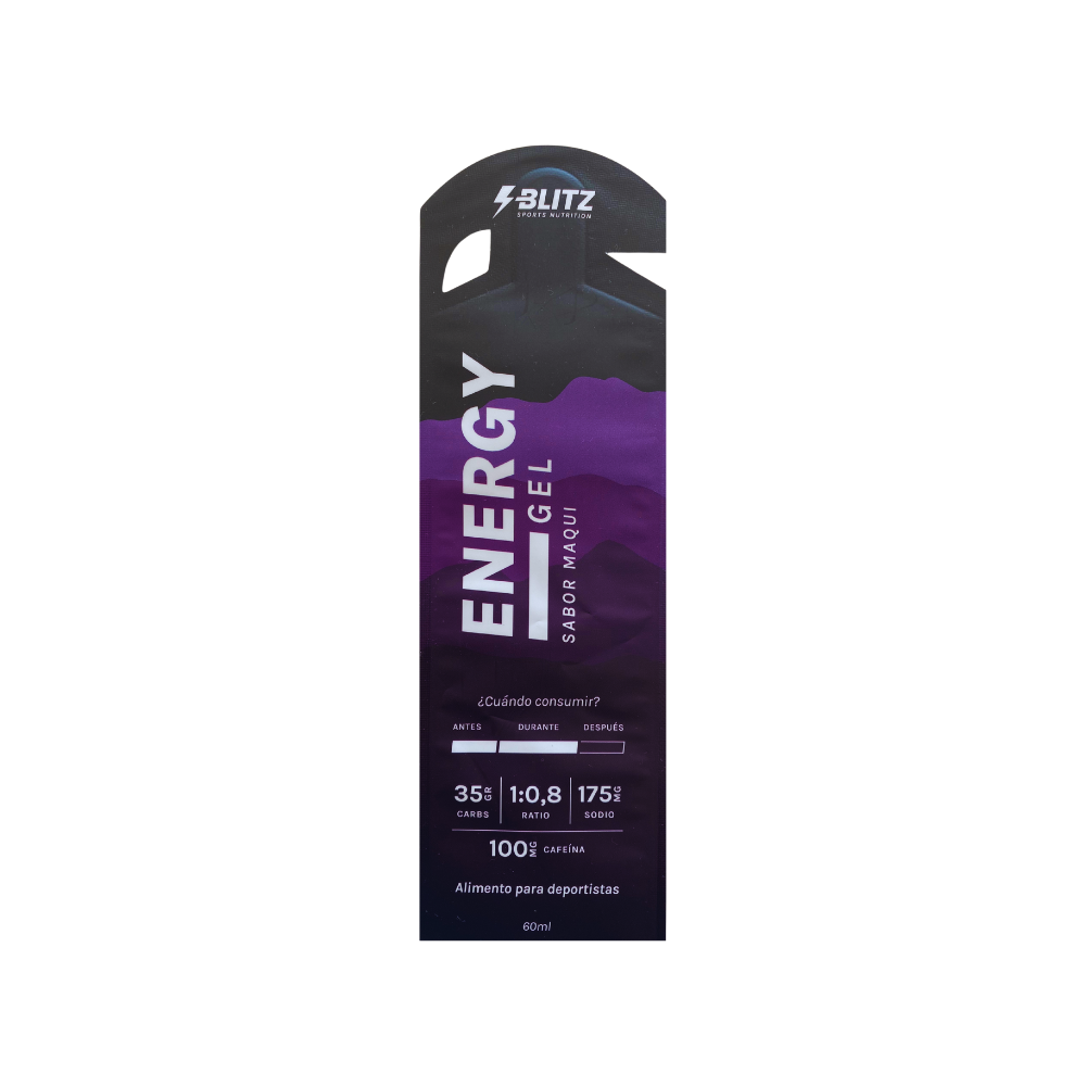 Gel Energético Blitz Maqui Con Cafeína