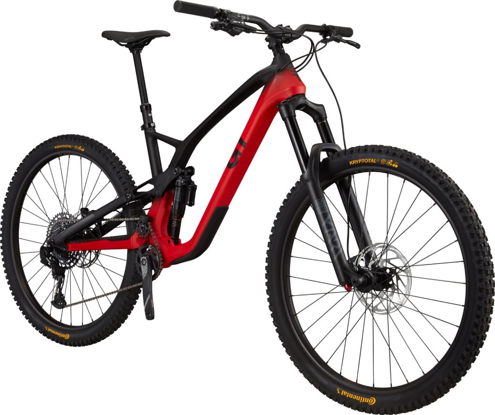 Bicicleta GT Force Carbon Elite Negro-Rojo