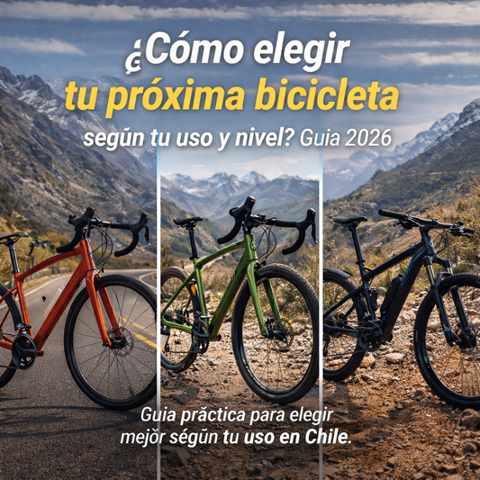 ¿Cómo elegir tu próxima bicicleta según tu uso y nivel? Guía 2026