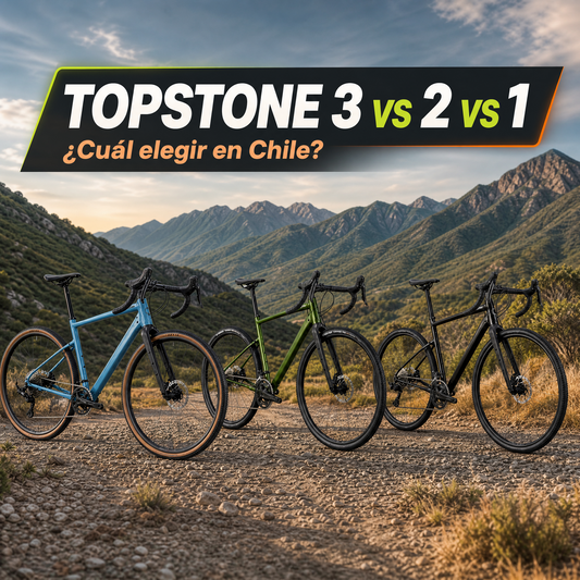 Cannondale Topstone 3 vs 2 vs 1: ¿Cuál elegir en Chile?
