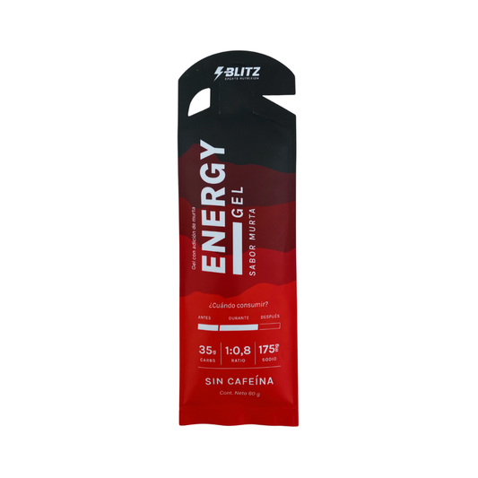 Gel Energético Blitz Murta Sin Cafeína