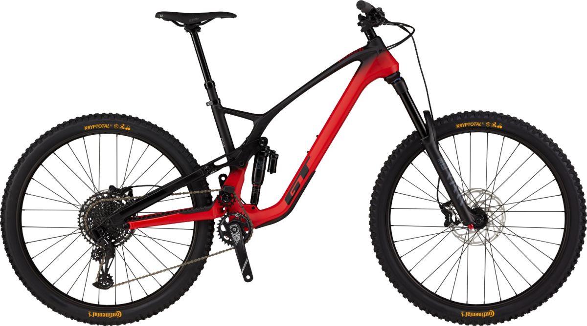 Bicicleta GT Force Carbon Elite Negro-Rojo